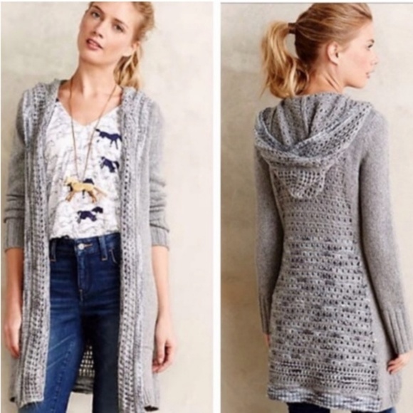 Anthropologie Sweaters - Ombre Stitched Cardigan by Angel of the North